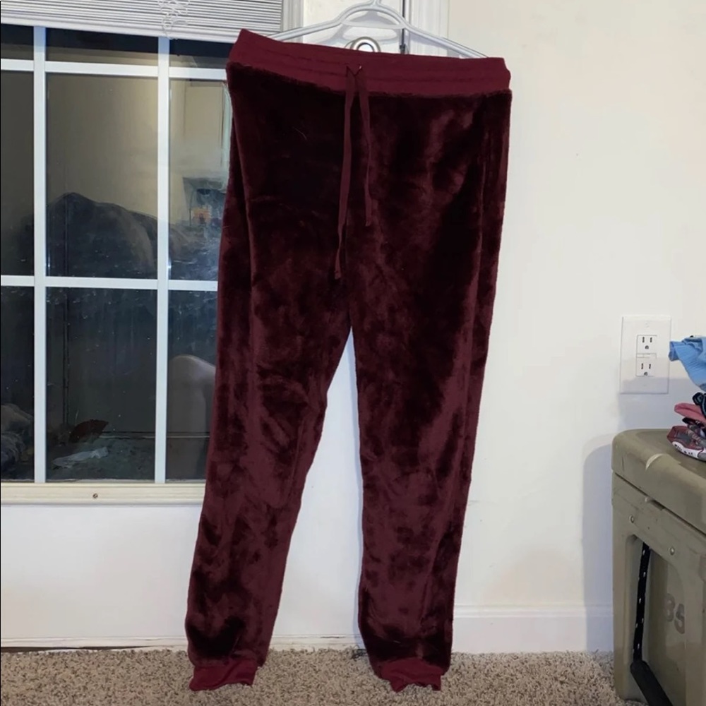 Fuzzy joggers